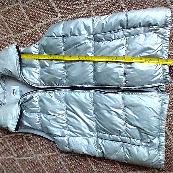 Vest zip front Puffer Vest Silver - Picture 10 of 13